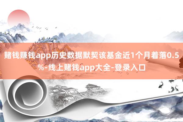 赌钱赚钱app历史数据默契该基金近1个月着落0.5%-线上赌钱app大全-登录入口